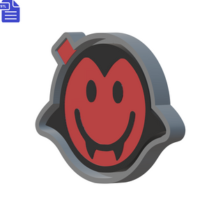 Vampire Smiley Silicone Mold Housing STL File