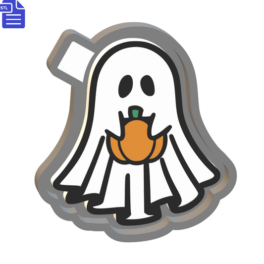 Ghost Silicone Mold Housing STL File - The Crafts and Glitter Shop