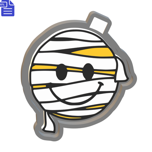 Mummy Smiley Silicone Mold Housing STL File - The Crafts and Glitter Shop
