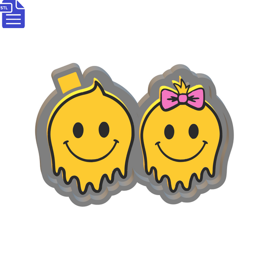 Melting Smiley Face Silicone Mold Housing STL File - The Crafts and Glitter Shop