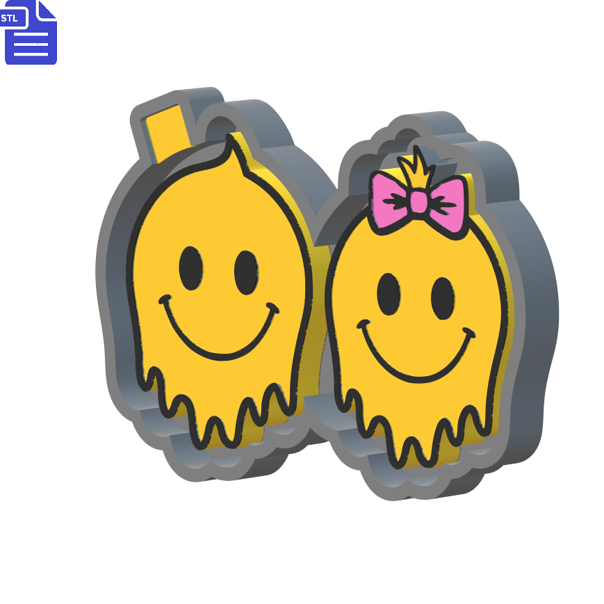 Melting Smiley Face Silicone Mold Housing STL File - The Crafts and Glitter Shop