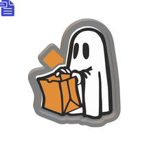 Load image into Gallery viewer, Trick or Treat Ghost Silicone Mold Housing STL File