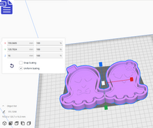 Load image into Gallery viewer, Boy &amp; Girl Ghost Set Silicone Mold Housing STL File