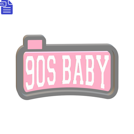90s Baby Silicone Mold Housing STL File - The Crafts and Glitter Shop