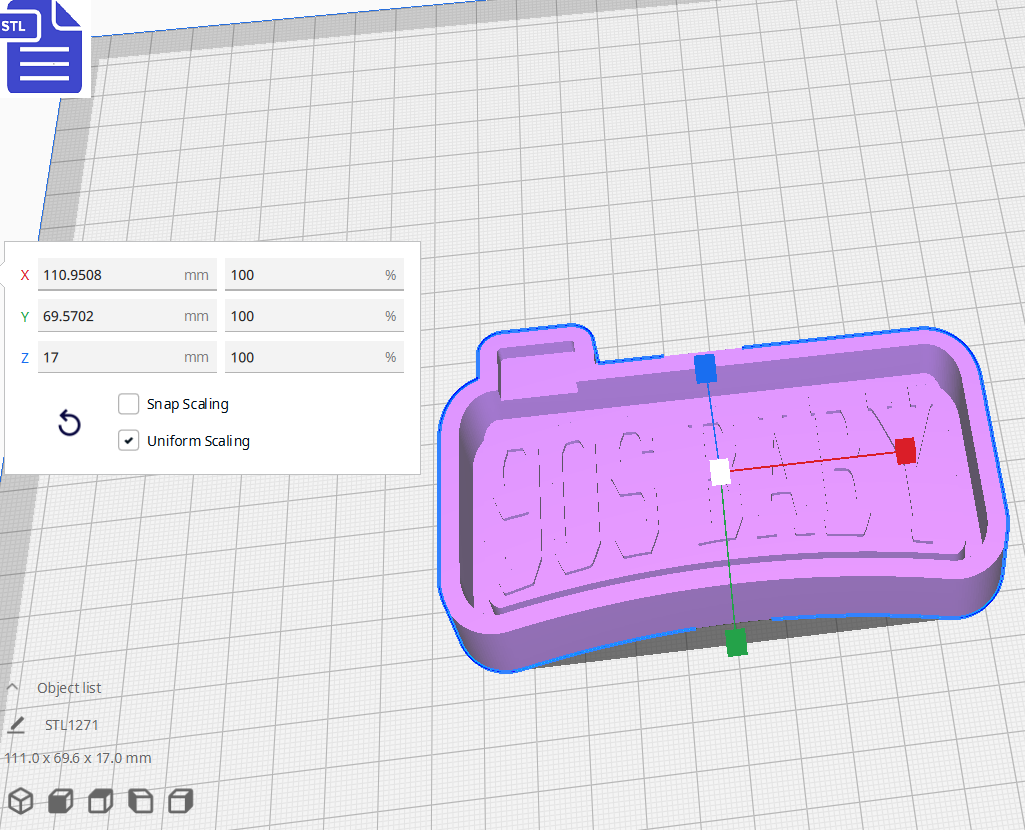 90s Baby Silicone Mold Housing STL File - The Crafts and Glitter Shop