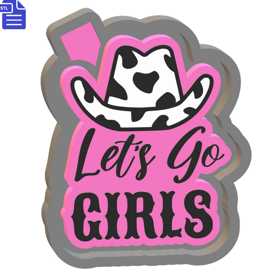 Cow Girls Silicone Mold Housing STL File - The Crafts and Glitter Shop