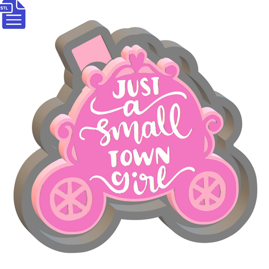 Small Town Girl Silicone Mold Housing STL File - The Crafts and Glitter Shop