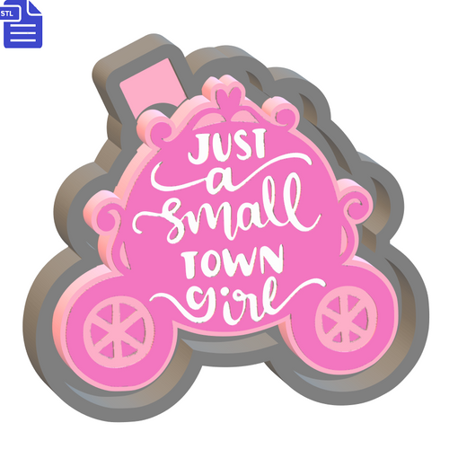 Small Town Girl Silicone Mold Housing STL File