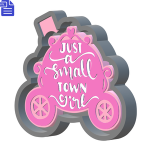 Small Town Girl Silicone Mold Housing STL File