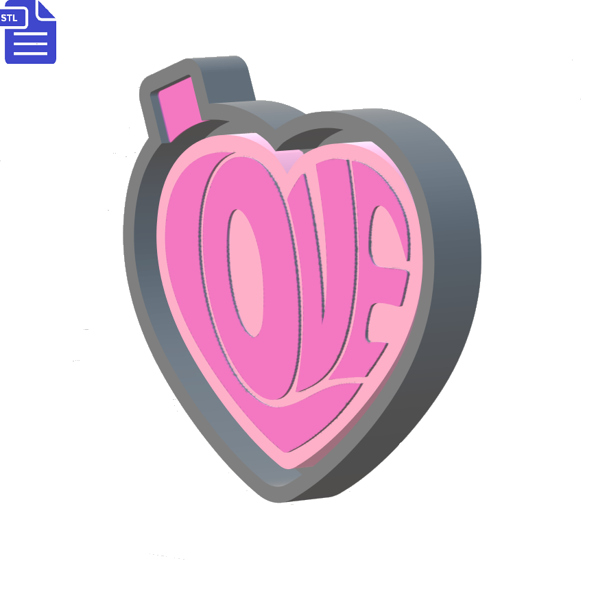 Love Silicone Mold Housing STL File - The Crafts and Glitter Shop