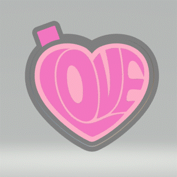 Love Silicone Mold Housing STL File - The Crafts and Glitter Shop