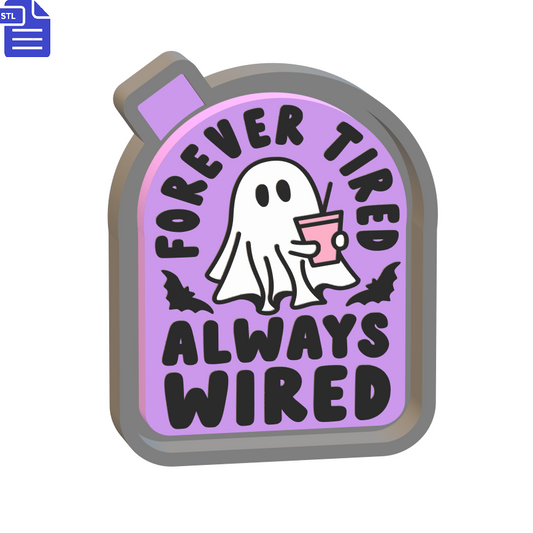 Forever Tired Silicone Mold Housing STL File - The Crafts and Glitter Shop