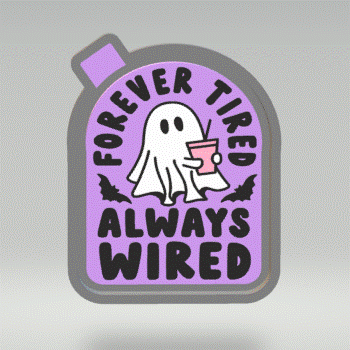 Forever Tired Silicone Mold Housing STL File - The Crafts and Glitter Shop