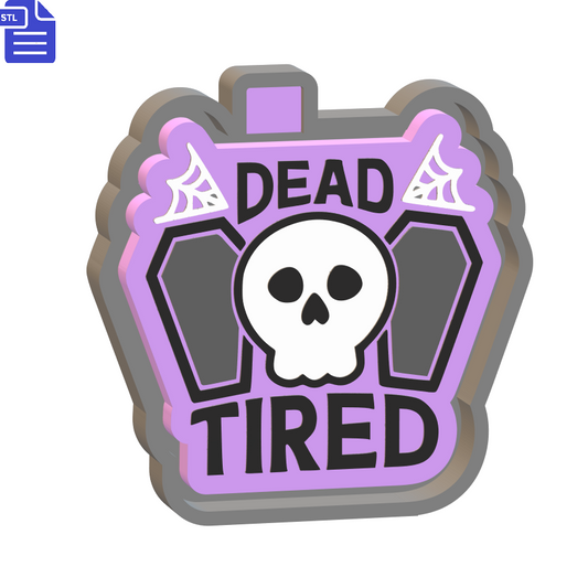 Dead Tired Silicone Mold Housing STL File - The Crafts and Glitter Shop