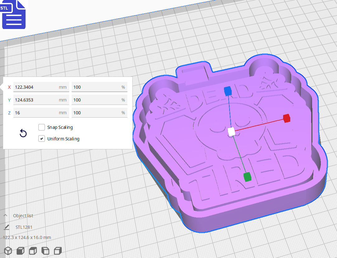 Dead Tired Silicone Mold Housing STL File - The Crafts and Glitter Shop