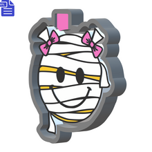 Load image into Gallery viewer, Girl Mummy Smiley Silicone Mold Housing STL File