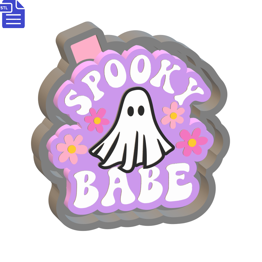 Spooky Babe Silicone Mold Housing STL File - The Crafts and Glitter Shop