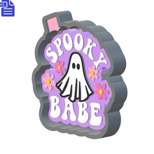 Load image into Gallery viewer, Spooky Babe Silicone Mold Housing STL File