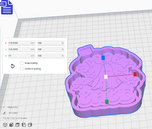 Load image into Gallery viewer, Spooky Babe Silicone Mold Housing STL File