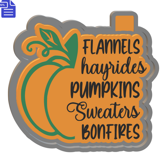 Fall Silicone Mold Housing STL File - The Crafts and Glitter Shop