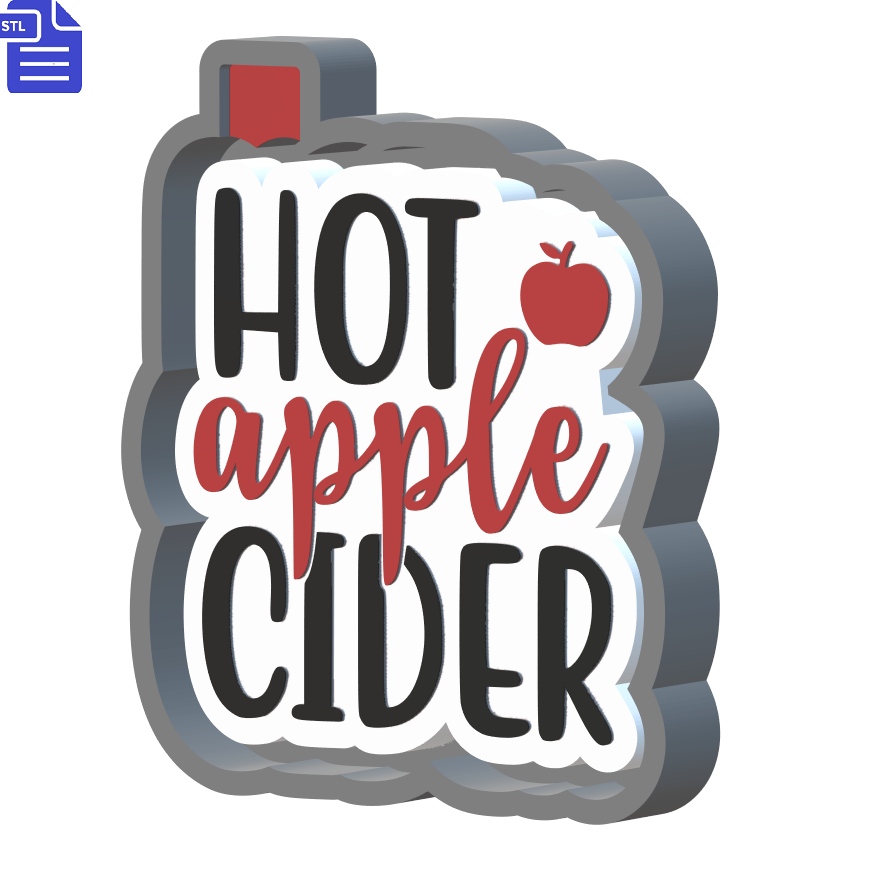 Hot Apple Cider Silicone Mold Housing STL File - The Crafts and Glitter Shop
