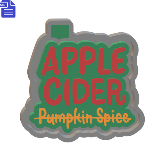 Apple Cider Silicone Mold Housing STL File - The Crafts and Glitter Shop