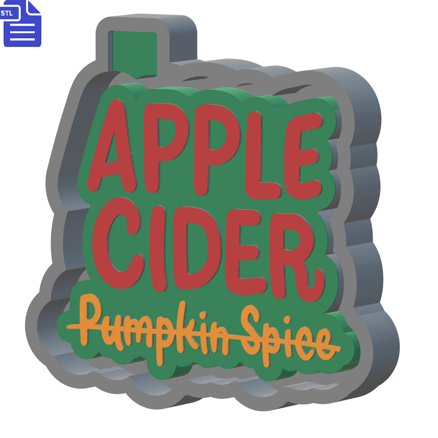 Apple Cider Silicone Mold Housing STL File - The Crafts and Glitter Shop