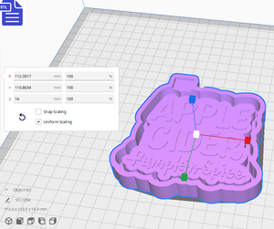 Apple Cider Silicone Mold Housing STL File