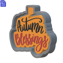 Load image into Gallery viewer, Autumn Blessings Silicone Mold Housing STL File