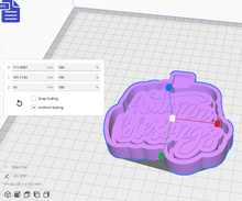 Load image into Gallery viewer, Autumn Blessings Silicone Mold Housing STL File