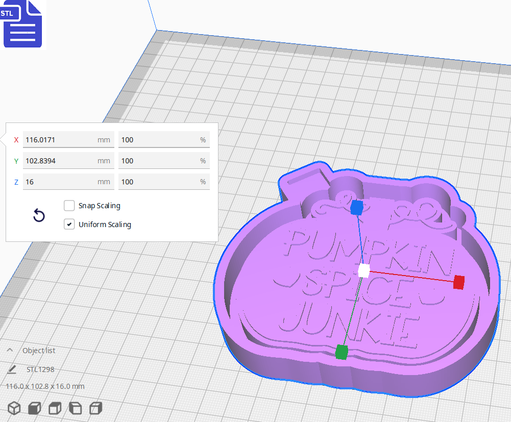 Pumpkin Spice Junkie Silicone Mold Housing STL File - The Crafts and Glitter Shop