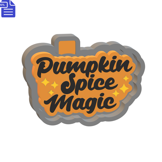 Pumpkin Spice Magic Silicone Mold Housing STL File - The Crafts and Glitter Shop