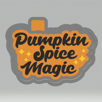 Pumpkin Spice Magic Silicone Mold Housing STL File - The Crafts and Glitter Shop