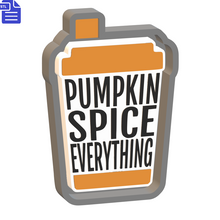 Load image into Gallery viewer, Pumpkin Spice Everything Silicone Mold Housing STL File