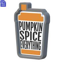 Load image into Gallery viewer, Pumpkin Spice Everything Silicone Mold Housing STL File