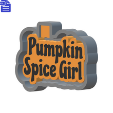 Load image into Gallery viewer, Pumpkin Spice Girl Silicone Mold Housing STL File