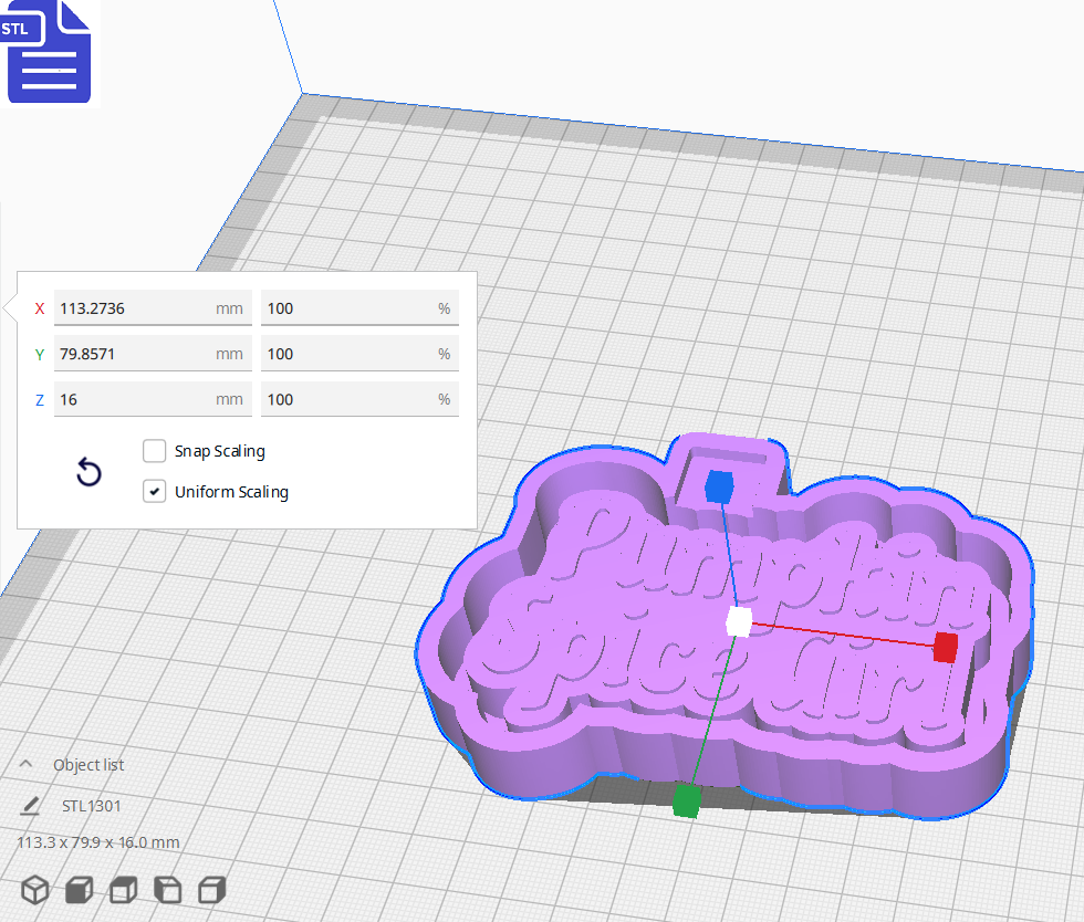 Pumpkin Spice Girl Silicone Mold Housing STL File - The Crafts and Glitter Shop