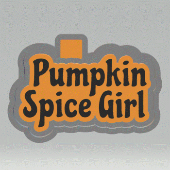Pumpkin Spice Girl Silicone Mold Housing STL File - The Crafts and Glitter Shop