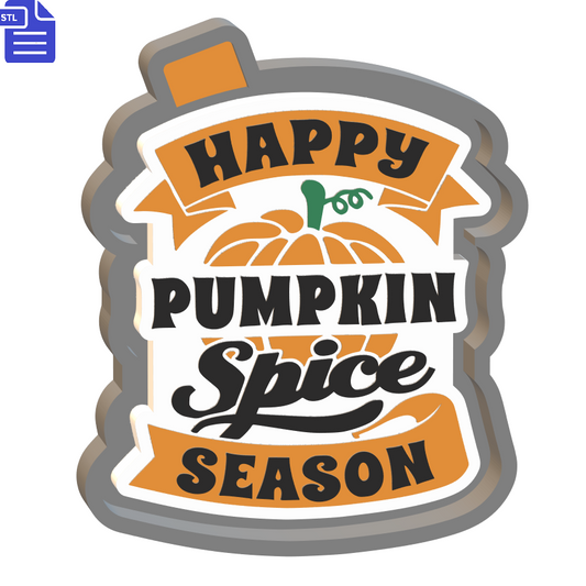 Pumpkin Spice Season Silicone Mold Housing STL File - The Crafts and Glitter Shop