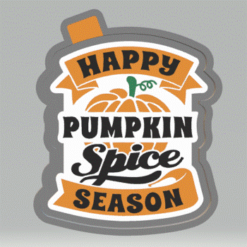 Pumpkin Spice Season Silicone Mold Housing STL File - The Crafts and Glitter Shop