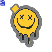 Load image into Gallery viewer, Melting Smiley Silicone Mold Housing STL File