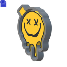 Load image into Gallery viewer, Melting Smiley Silicone Mold Housing STL File