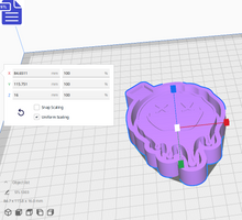 Load image into Gallery viewer, Melting Smiley Silicone Mold Housing STL File