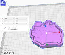 Load image into Gallery viewer, Dumpster Fire Silicone Mold Housing STL File