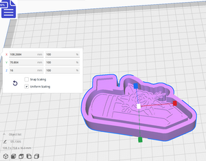 Pencil with Flower Silicone Mold Housing STL File