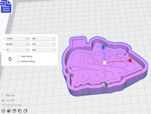 Load image into Gallery viewer, Teacher Pencil with Flower Silicone Mold Housing STL File