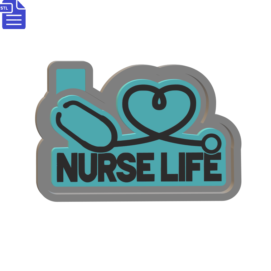 Nurse Life Silicone Mold Housing STL File