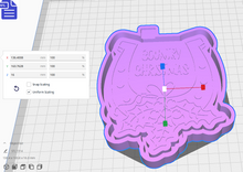 Load image into Gallery viewer, Country Christmas Silicone Mold Housing STL File