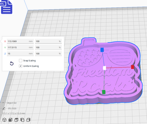 Freedom Rocks Silicone Mold Housing STL File