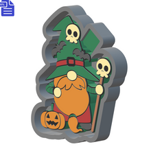 Load image into Gallery viewer, Halloween Gnome Silicone Mold Housing STL File